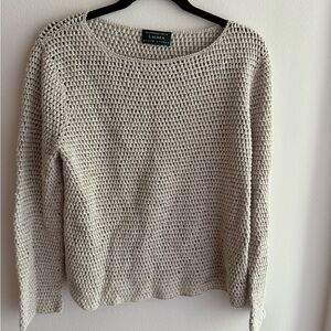 Ralph Lauren hand knit linen sweater